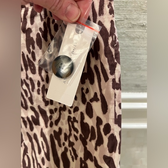 NWT new Anthropologie the ettie shorts Maeve 30 animal print brown - Picture 8 of 17